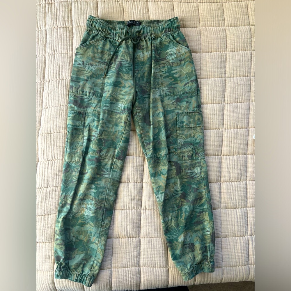 Super cute Sanctuary standard cargo joggers size 27. Like new.